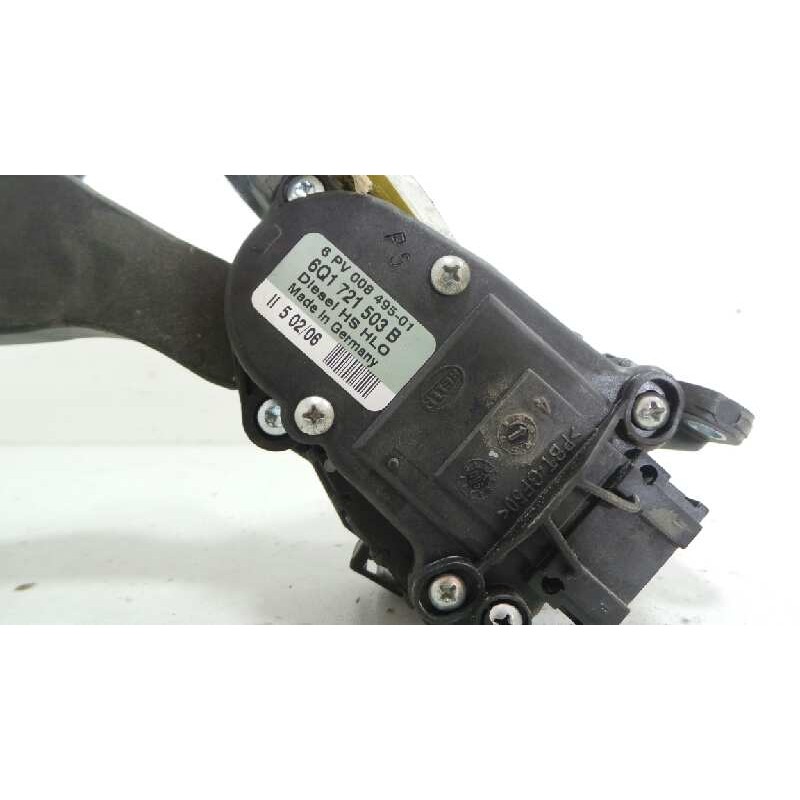 Recambio de potenciometro pedal para seat ibiza (6l1) 1.4 tdi cat (bnm) referencia OEM IAM 6Q1721503B-00849501 HELLA 