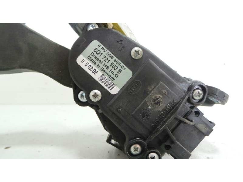 Recambio de potenciometro pedal para seat ibiza (6l1) 1.4 tdi cat (bnm) referencia OEM IAM 6Q1721503B-00849501 HELLA 