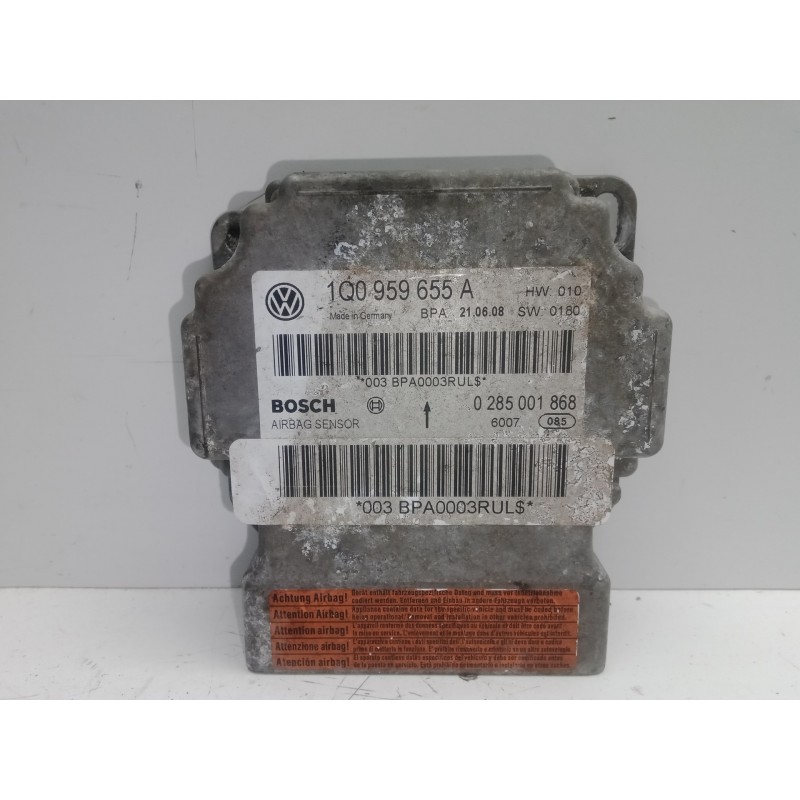 Recambio de centralita airbag para volkswagen eos (1f7) 1.4 16v tsi referencia OEM IAM 1Q0959655A-0285001868 BOSCH 