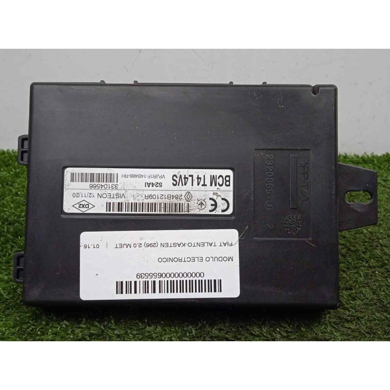 Recambio de modulo electronico para fiat talento kasten (296) 2.0 mjet referencia OEM IAM 284B12109R-VPJR1F14B466RH  