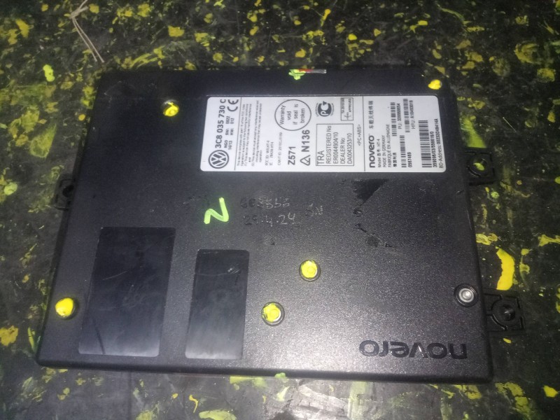 Recambio de modulo electronico para volkswagen touran (1t3) 1.2 tsi referencia OEM IAM 3C8035730C MODULO.BLUETOOTH NOVERO