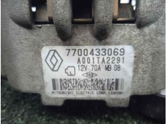 Recambio de alternador para renault clio ii fase i (b/cbo) 1.2 referencia OEM IAM 7700433069-A001TA2291 70AH - MITSUBISHI POLEA. 2
