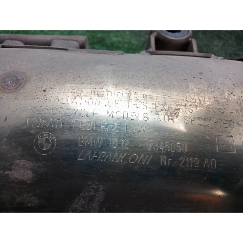 Recambio de silenciador trasero para bmw f 650 referencia OEM IAM 18122345850 R13 - 00-06 DERECHO