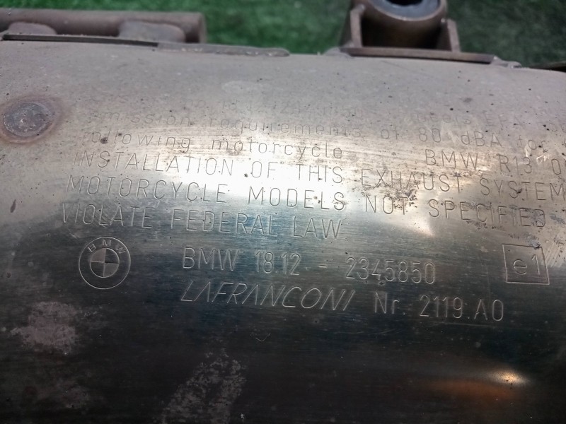 Recambio de silenciador trasero para bmw f 650 referencia OEM IAM 18122345850 R13 - 00-06 DERECHO