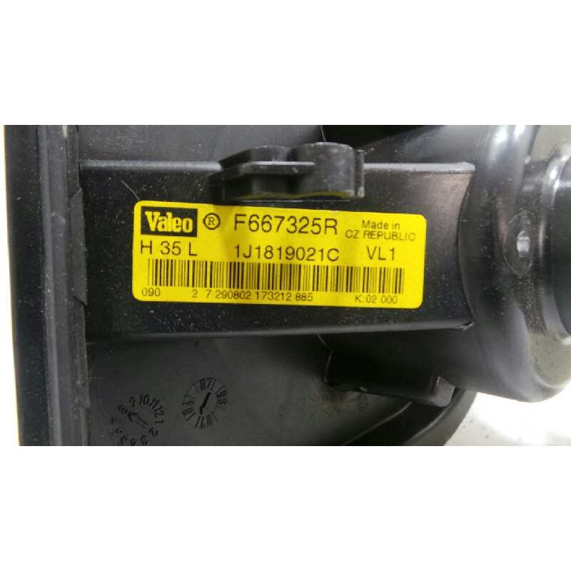 Recambio de motor calefaccion para audi a3 (8l) 1.9 tdi referencia OEM IAM 1J1819021C-F667325R VALEO 