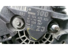 Recambio de alternador para opel astra h berlina 1.6 16v referencia OEM IAM 0124425020-55556067 100AH - BOSCH POLEA.FIJA - 5.CAN 2