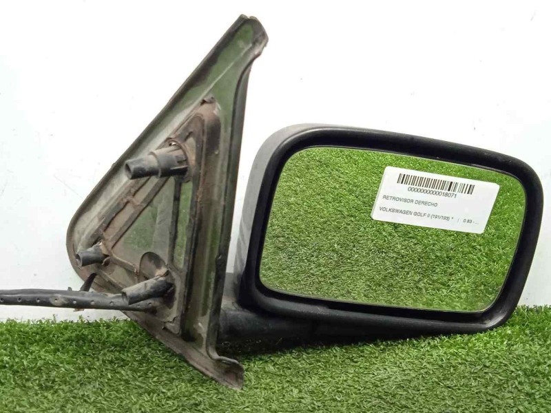 Recambio de retrovisor derecho para volkswagen golf ii (191/193) referencia OEM IAM  MANUAL NEGRO.PLASTICO