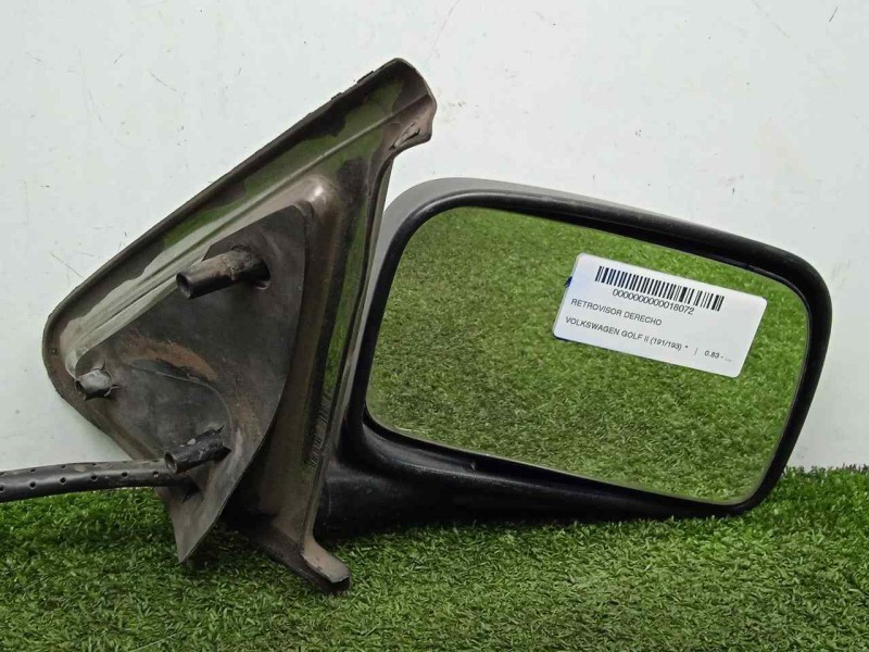 Recambio de retrovisor derecho para volkswagen golf ii (191/193) referencia OEM IAM  MANUAL NEGRO