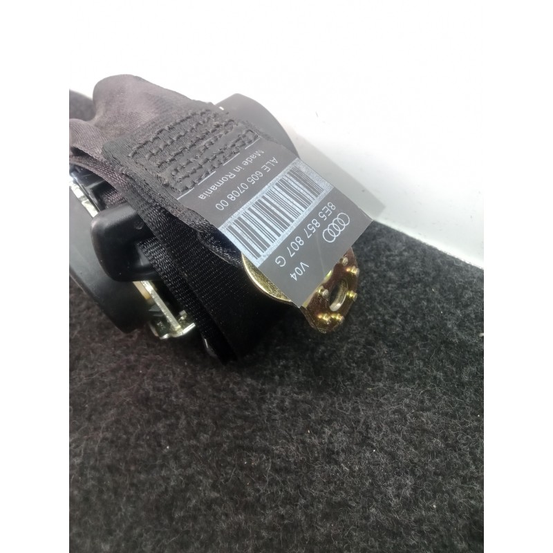 Recambio de cinturon seguridad trasero central para audi a4 berlina (8e) 1.8 20v turbo referencia OEM IAM 8E5857807G  