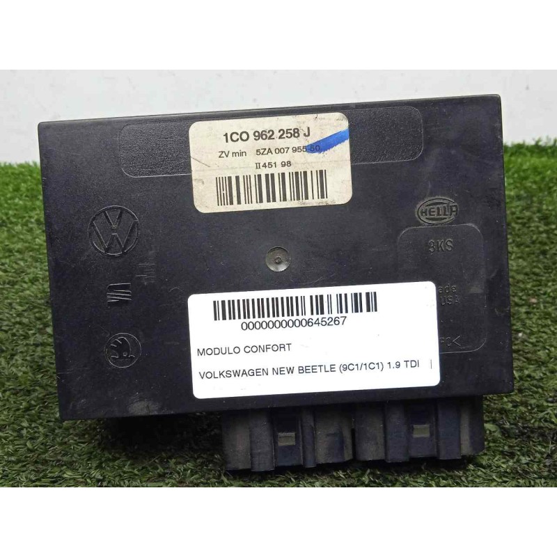 Recambio de modulo confort para volkswagen new beetle (9c1/1c1) 1.9 tdi referencia OEM IAM 1C0962258J  