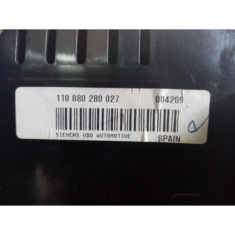 Recambio de cuadro instrumentos para seat leon (1p1) 1.9 tdi referencia OEM IAM 110080280027  