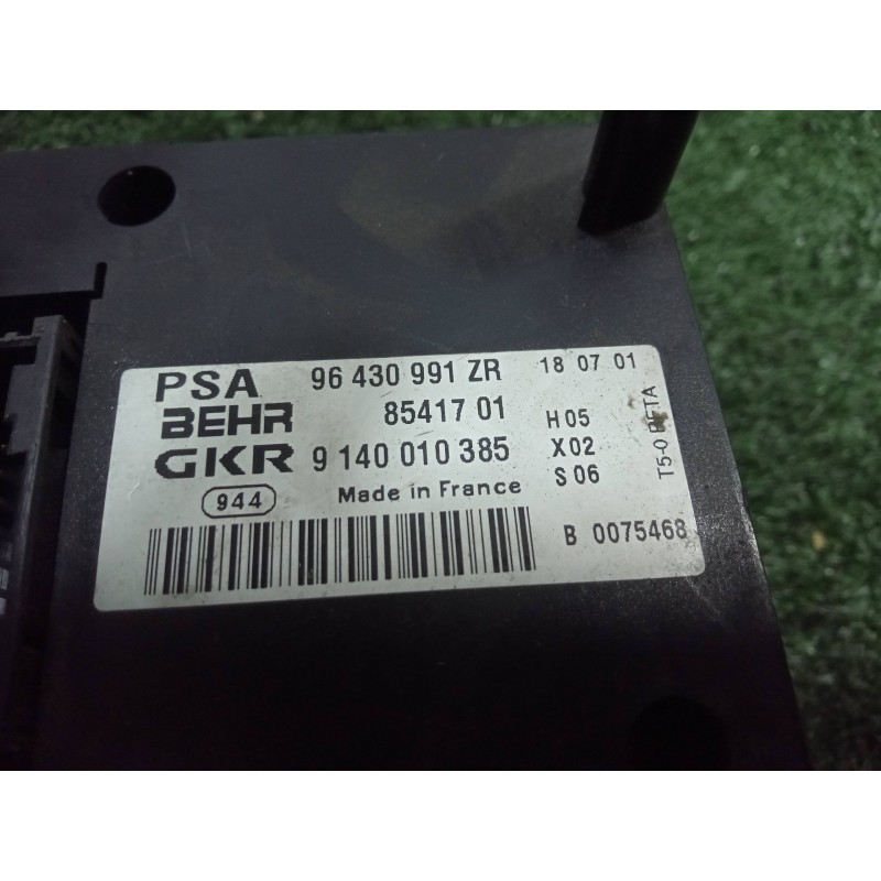 Recambio de mando climatizador para peugeot 307 (s1) referencia OEM IAM 96430991ZR-8541701 8541701 9140010385