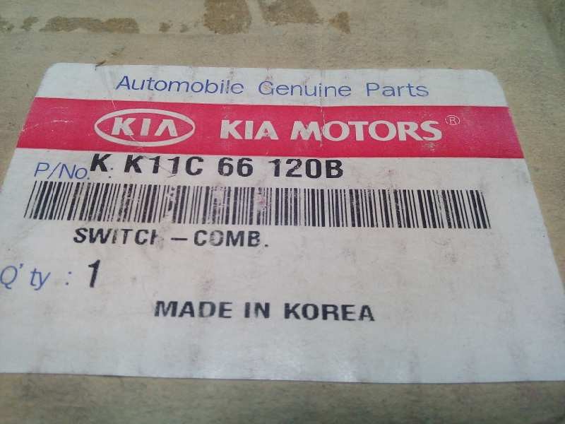 Recambio de mando luces para kia pride 1.3 cat referencia OEM IAM KK11C66120B NUEVO DE LA KIA