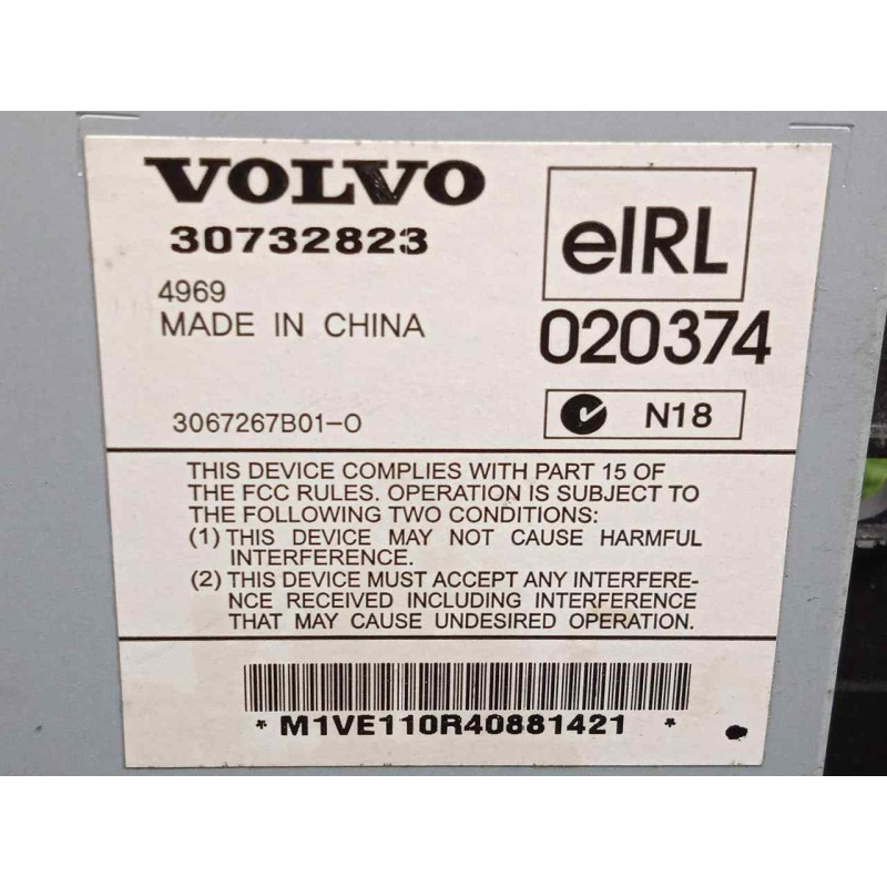 Recambio de sistema audio / radio cd para volvo xc90 2.4 diesel cat referencia OEM IAM 30732823  