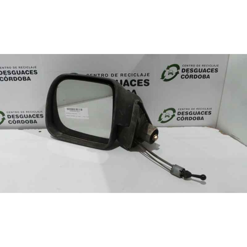 Recambio de retrovisor izquierdo para renault express 1.9d (g40) referencia OEM IAM  2.SERIE - MANUAL NEGRO PLASTICO
