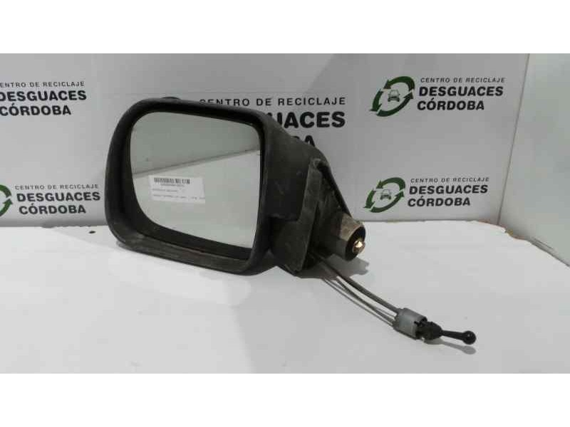 Recambio de retrovisor izquierdo para renault express 1.9d (g40) referencia OEM IAM  2.SERIE - MANUAL NEGRO PLASTICO