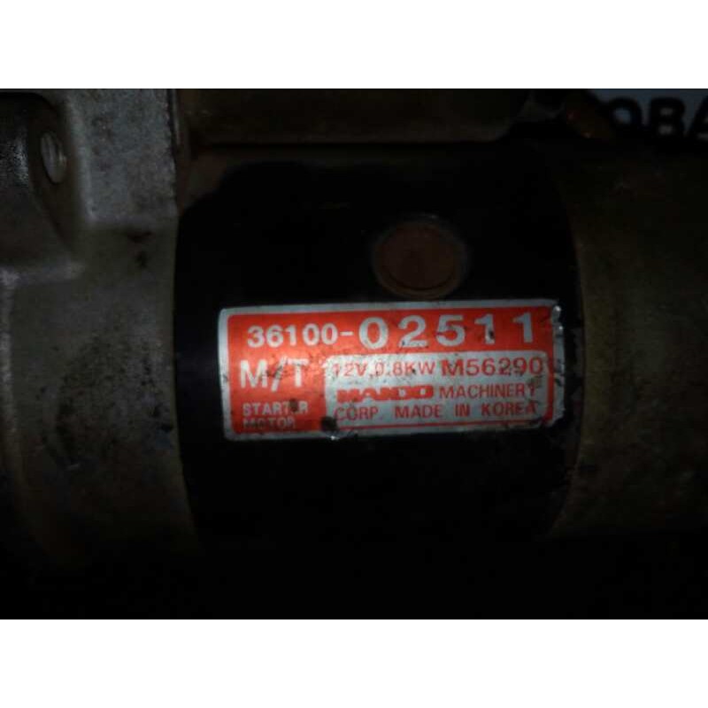 Recambio de motor arranque para hyundai atos (mx) 1.0 cat referencia OEM IAM 3610002511  M56290