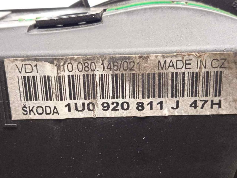 Recambio de cuadro instrumentos para skoda octavia berlina (1u2) 1.9 tdi referencia OEM IAM 1U0920811J-110080146021  
