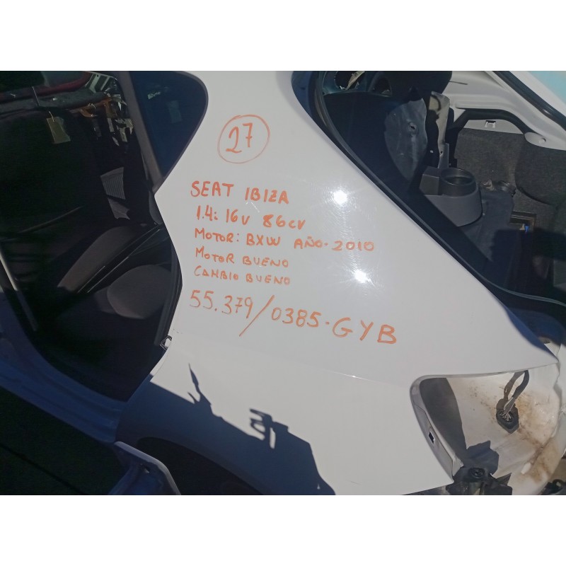 Recambio de aletin trasero izquierdo para seat ibiza (6j5) 1.4 16v referencia OEM IAM   