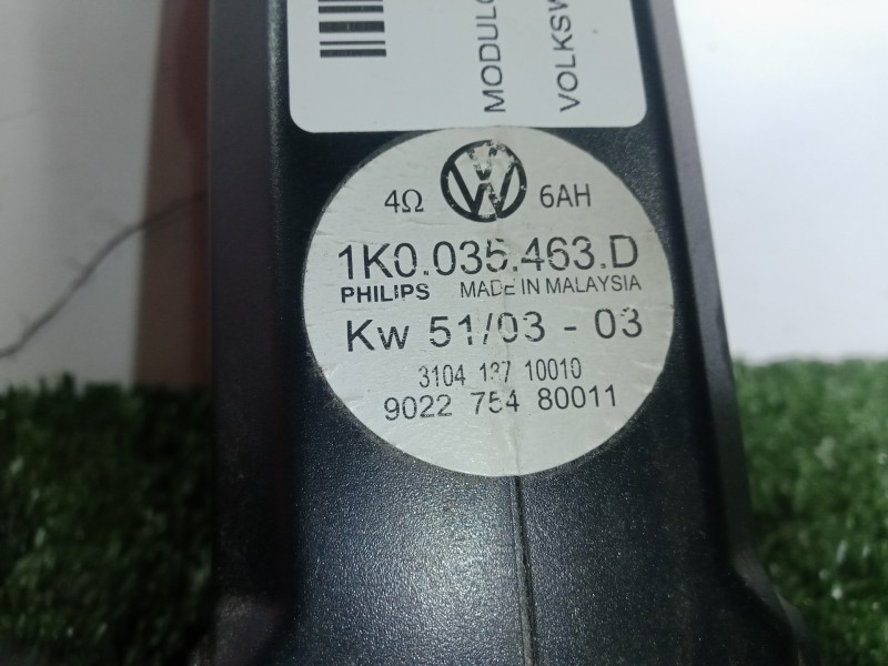 Recambio de modulo electronico para volkswagen golf v berlina (1k1) 1.4 16v referencia OEM IAM 1K0035463D  