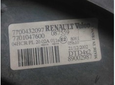 Recambio de faro derecho para renault scenic (ja..) 1.9 dci diesel cat referencia OEM IAM 7700432097-7701047600-89002987 99-02 F 2