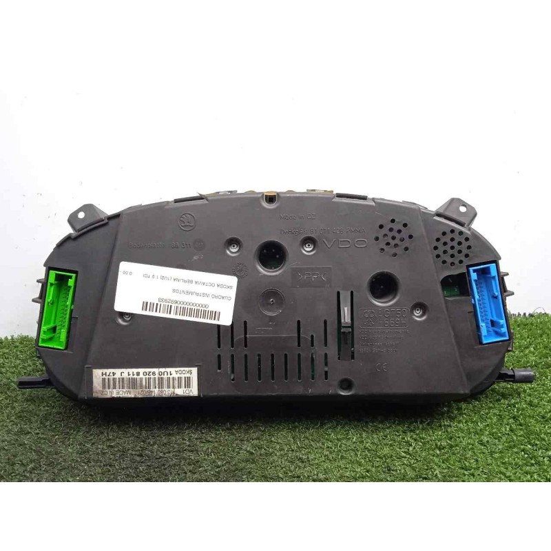 Recambio de cuadro instrumentos para skoda octavia berlina (1u2) 1.9 tdi referencia OEM IAM 1U0920811J-110080146021  