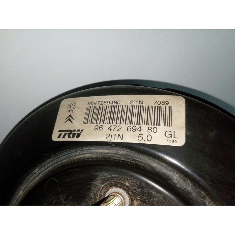 Recambio de servofreno para citroën c3 1.1 referencia OEM IAM 9647269480 TRW 