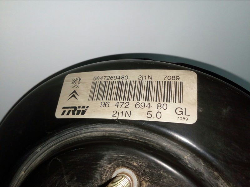 Recambio de servofreno para citroën c3 1.1 referencia OEM IAM 9647269480 TRW 