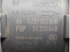 Recambio de caudalimetro para saab 9-3 berlina 1.9 tid vector (i/d) referencia OEM IAM 0281002618-55350048 4.PINES BOSCH 2