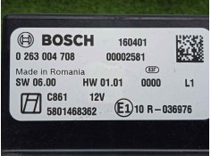Recambio de modulo electronico para iveco daily furgón 2.3 diesel cat referencia OEM IAM 0263004708-5801468362   2