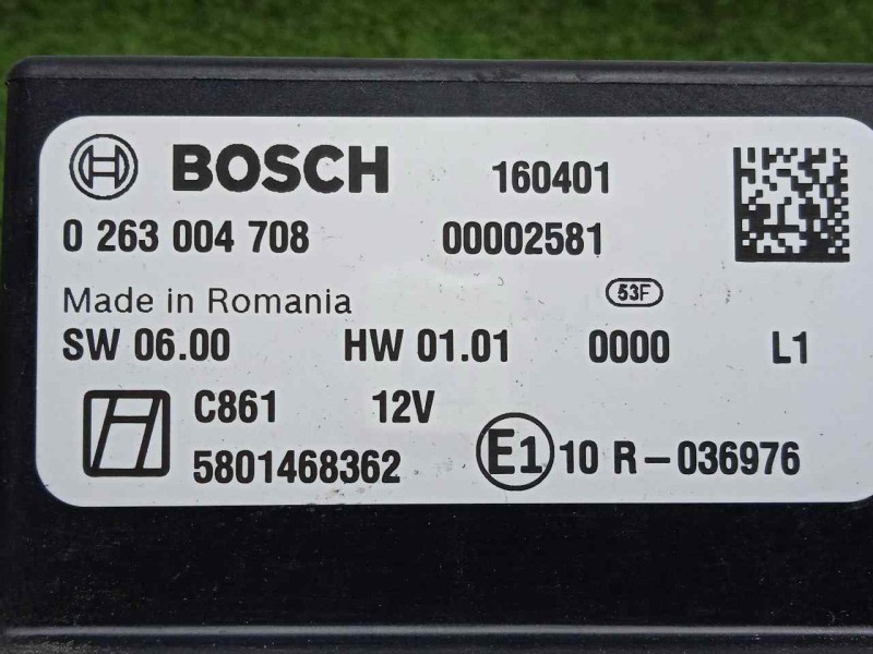 Recambio de modulo electronico para iveco daily furgón 2.3 diesel cat referencia OEM IAM 0263004708-5801468362  
