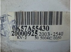 Recambio de cuadro instrumentos para kia carnival 2.9 turbodiesel cat referencia OEM IAM 0K57A55430-20000925   2