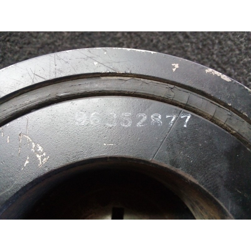 Recambio de polea cigueñal para chevrolet lacetti 1.4 cat referencia OEM IAM 96352877 6.CANALES DIAMETRO: 136MM