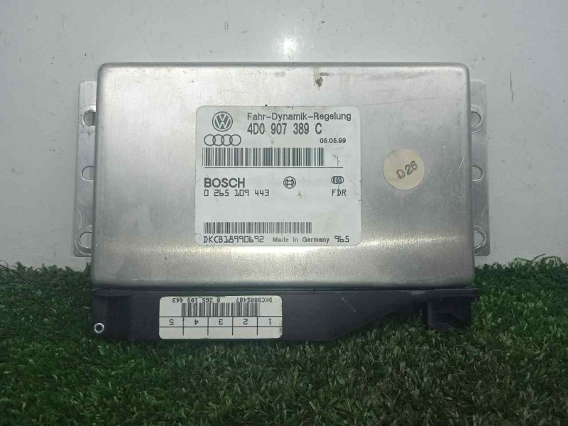 Recambio de centralita abs para audi a8 (d2) 4.2 v8 40v referencia OEM IAM 0265109443-4D0907389C BOSCH 