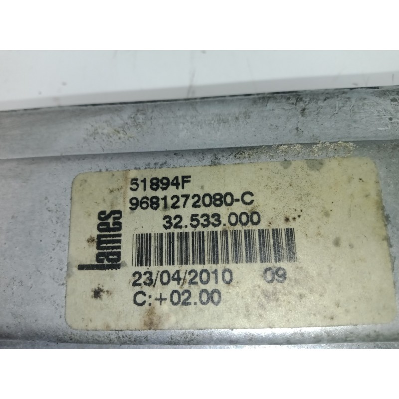 Recambio de elevalunas trasero izquierdo para citroën c3 picasso 1.6 16v hdi referencia OEM IAM 9681272080C  