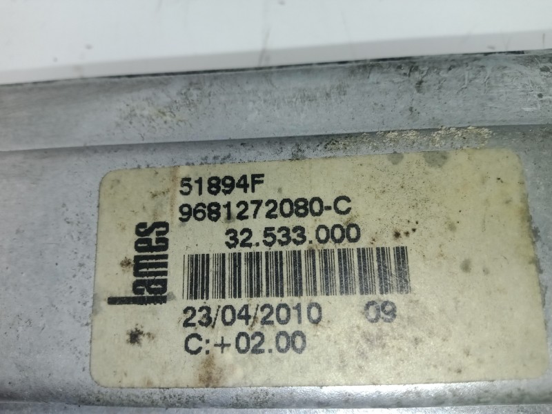 Recambio de elevalunas trasero izquierdo para citroën c3 picasso 1.6 16v hdi referencia OEM IAM 9681272080C  