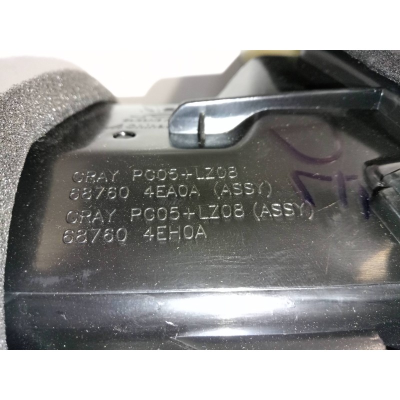 Recambio de rejilla aireadora para nissan qashqai (j11) 1.5 turbodiesel cat referencia OEM IAM 687604EA0A-30490027-687604EH0A  