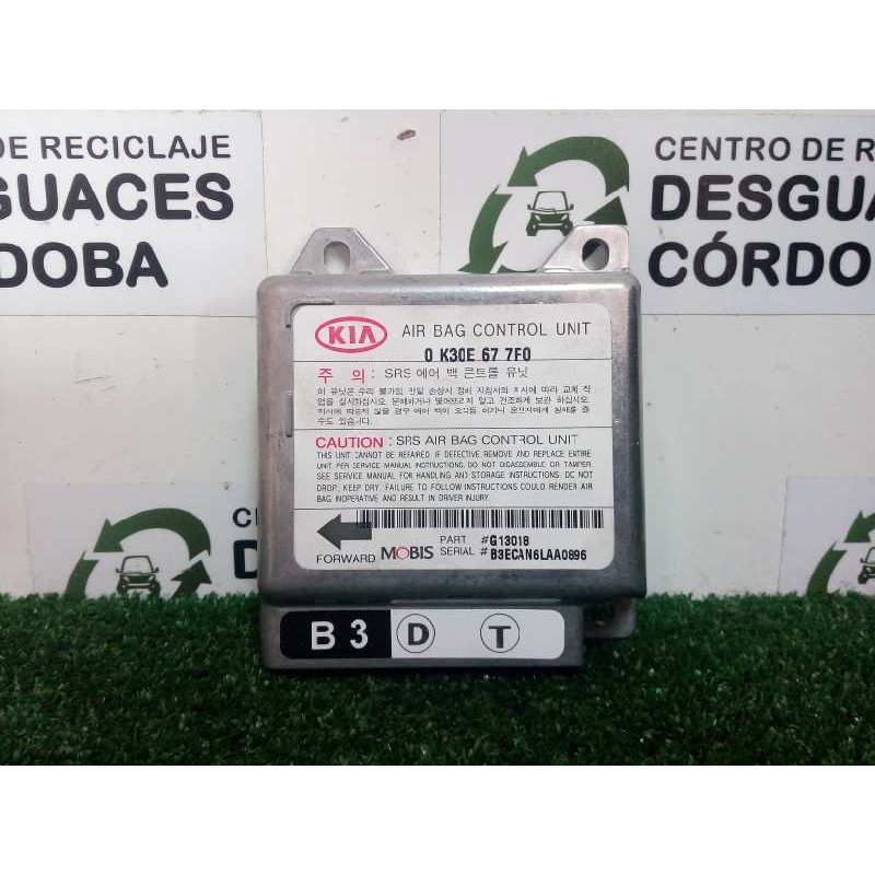 Recambio de centralita airbag para kia rio 1.3 cat referencia OEM IAM 0K30E677F0-G13018 MOBIS NUEVO