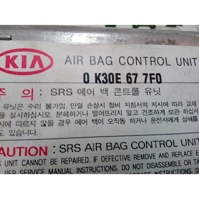 Recambio de centralita airbag para kia rio 1.3 cat referencia OEM IAM 0K30E677F0-G13018 MOBIS NUEVO
