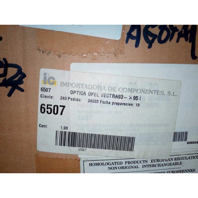 Recambio de faro izquierdo para opel vectra a referencia OEM IAM 11532123 VECTRA.A - SIN USO 92-95