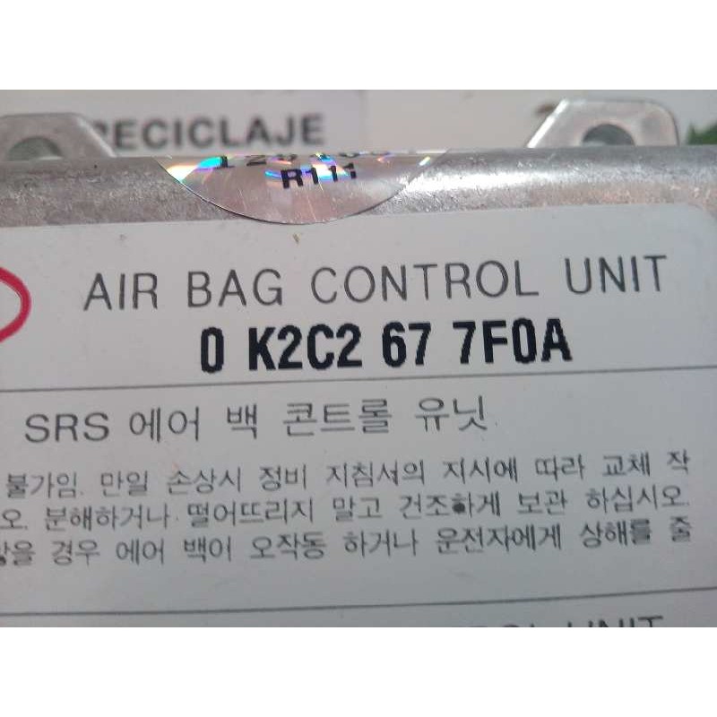 Recambio de centralita airbag para kia carens 1.8 cat referencia OEM IAM 0K2C2677F0A-G13007 NUEVO MOBIS