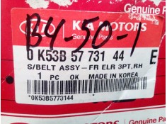 Recambio de cinturon seguridad delantero derecho para kia carnival ii 2.9 crdi cat referencia OEM IAM 0K53B5773144 NUEVO DE LA K 2