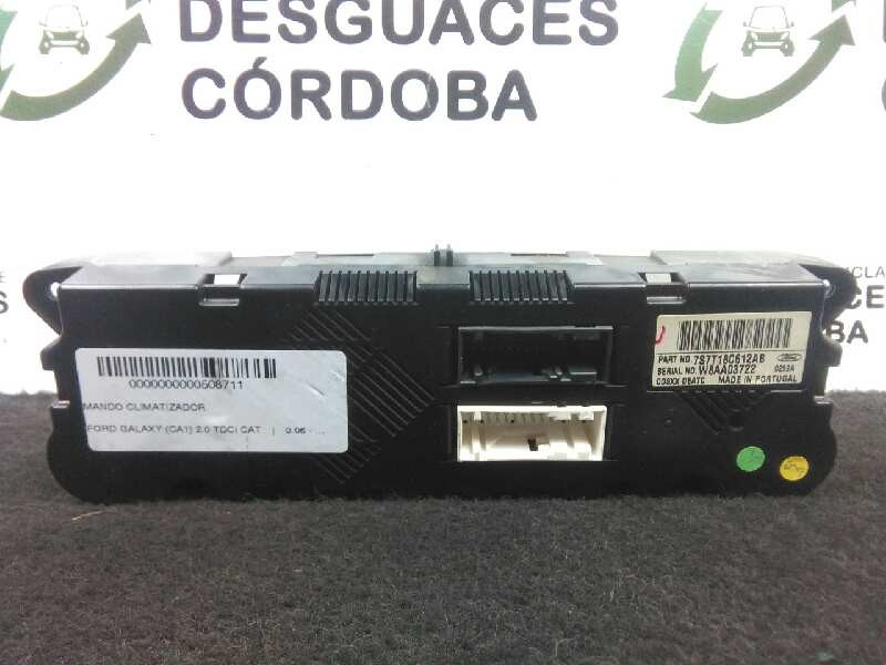 Recambio de mando climatizador para ford galaxy (ca1) 2.0 tdci cat referencia OEM IAM 7S7T18C612AB  