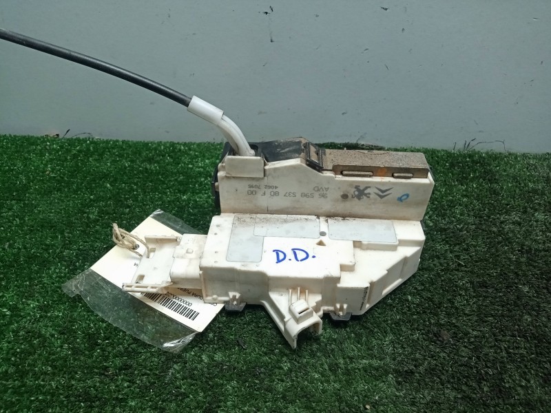 Recambio de cerradura puerta delantera derecha para peugeot 407 1.6 hdi referencia OEM IAM 9659853780F 6.PINES 