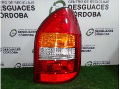 Recambio de piloto trasero derecho para opel zafira a referencia OEM IAM 16536532 99-05 - SIN USO AMBAR - ROJO