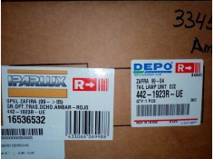 Recambio de piloto trasero derecho para opel zafira a referencia OEM IAM 16536532 99-05 - SIN USO AMBAR - ROJO 2