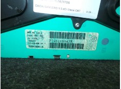 Recambio de cuadro instrumentos para dacia sandero 1.5 dci diesel cat referencia OEM IAM P248108043R-1836447-TE0018501D   2