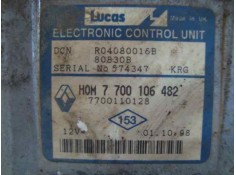 Recambio de centralita motor uce para renault trafic (desde 5.89) 1.9 diesel referencia OEM IAM R04080016B80830BHOM7700106482770 2