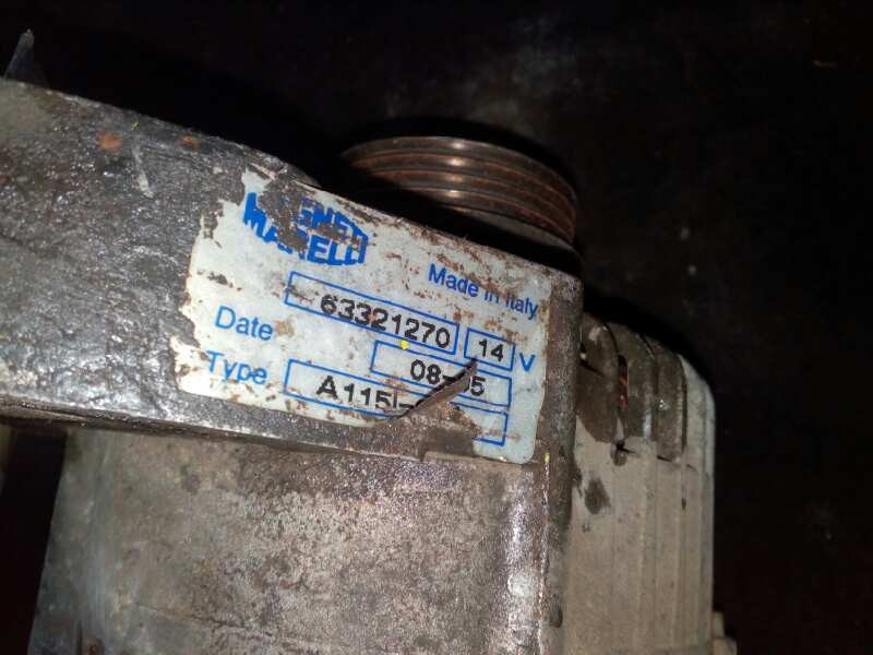 Recambio de alternador para fiat punto berl. (176) 1.2 cat referencia OEM IAM 63321270 MAGNETI MARELLI 65A