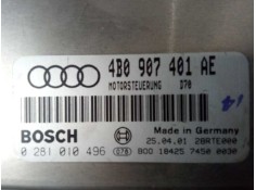 Recambio de centralita motor uce para audi a6 berlina (4b2) 2.5 v6 24v tdi referencia OEM IAM 0281010496-4B0907401AE EDC15M BOSC 2
